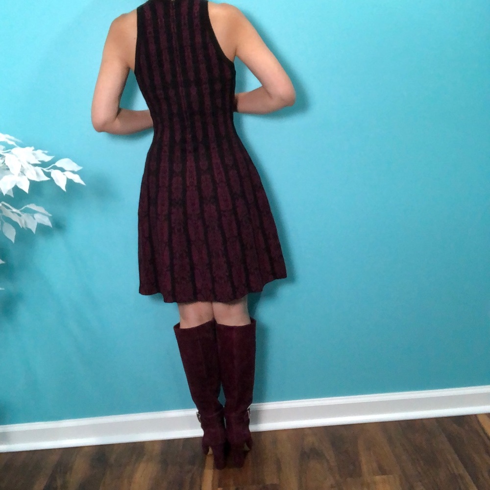 ⭐️NEW⭐️White House Black Market (WHBM) Sleeveless Python-Print Sweater Dress - Picture 2 of 13